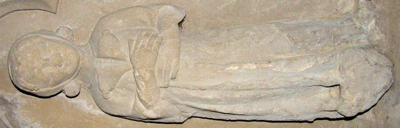 Germany Bad Munstereifel - St Chrysantheus and Daria Gotfried von Berheim 1335 weeper